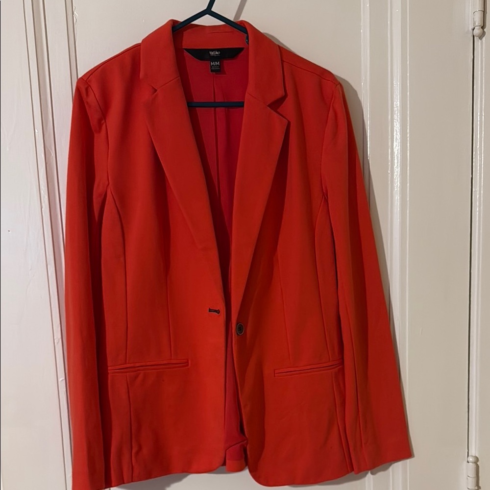 Wassimo Vibrant Coral Blazer